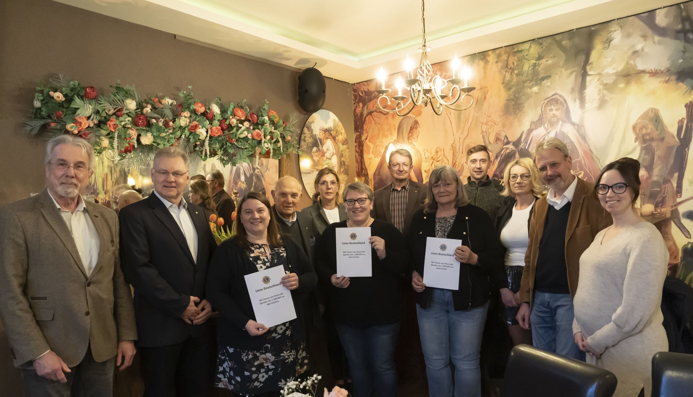 Spendenübergabe Weihnachtsmarkt 2023