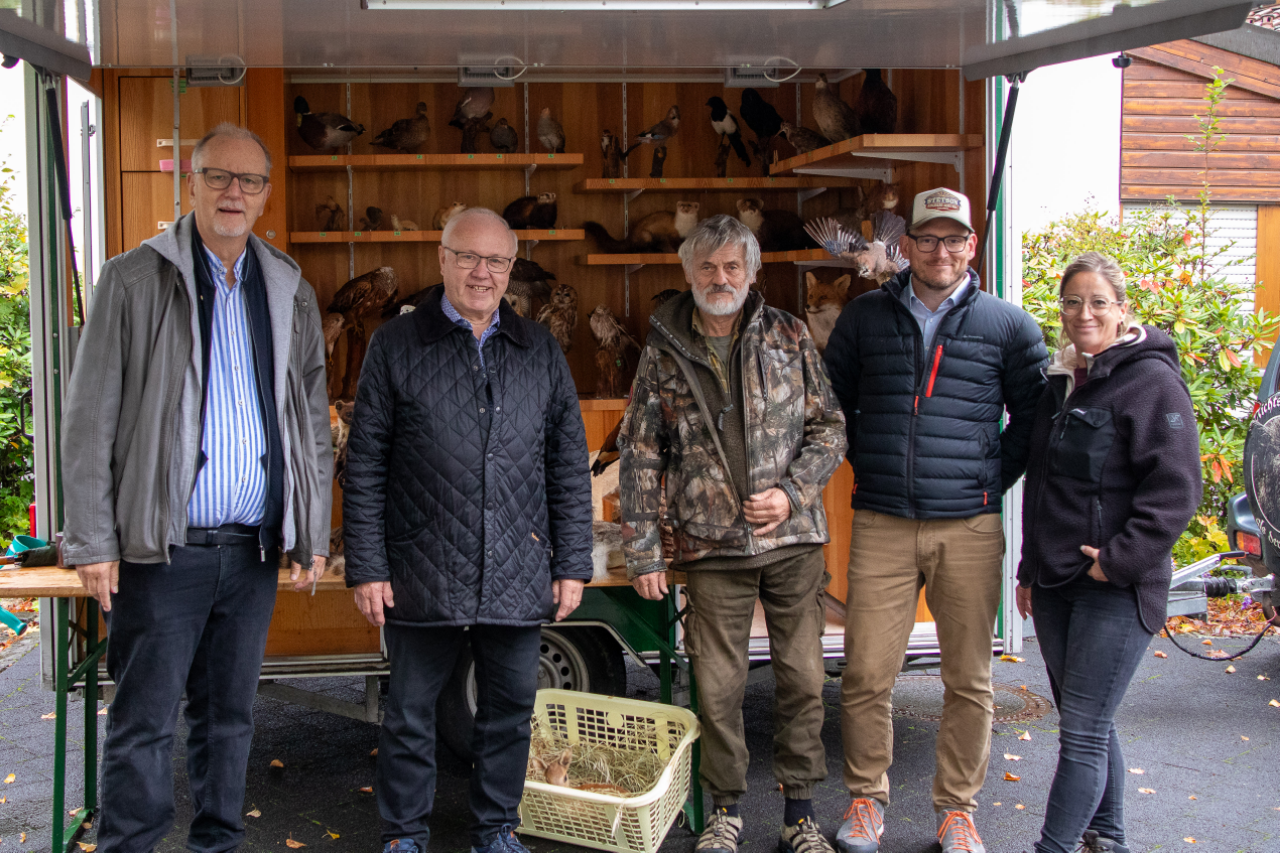 Spendenübergabe an den Hegering Asbach / Neustadt