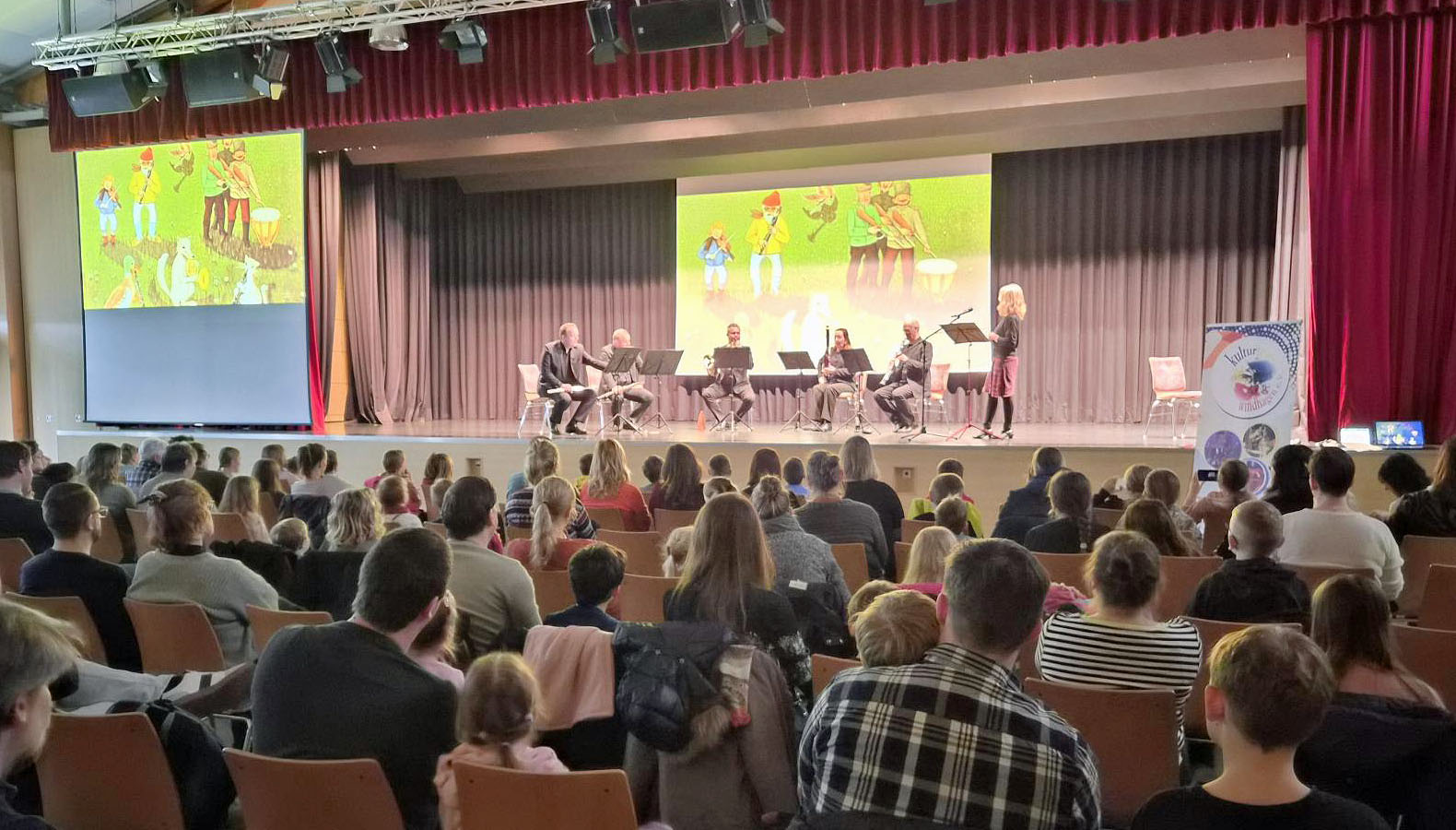 Das Rhenus Quintett auf der Bühne